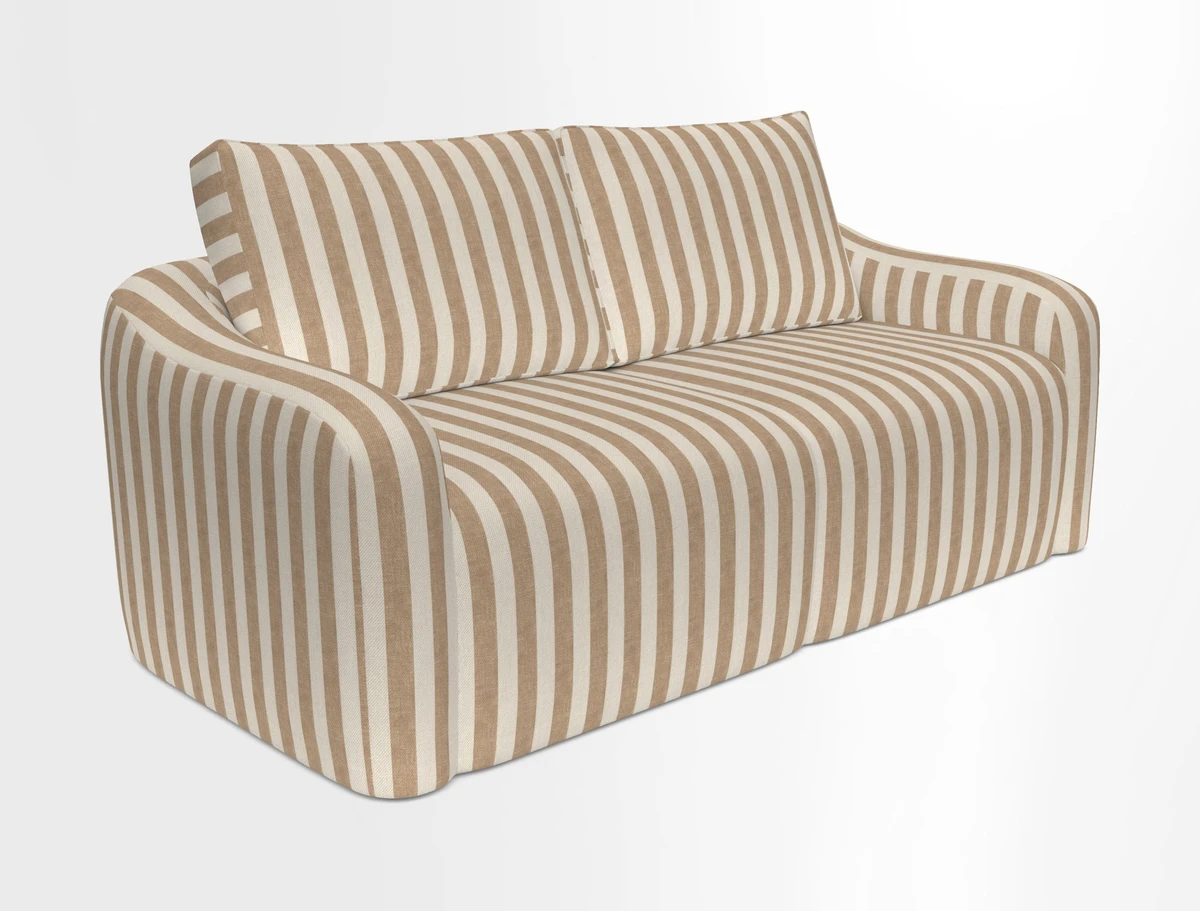 Muse 3 seater sofa in Harpers Bazaar Stripe Carnival