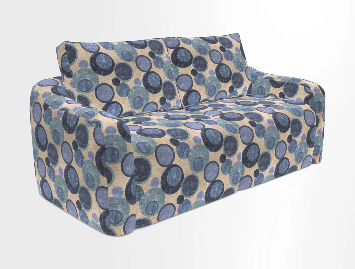 Muse 3 seater sofa in Harpers Bazaar Stripe Carnival