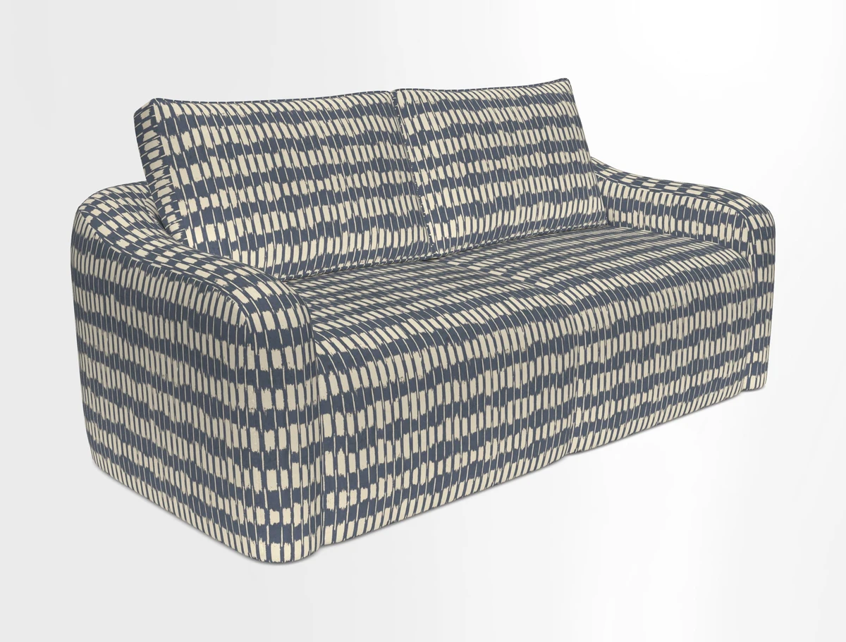 Muse 3 seater sofa in Harpers Bazaar Stripe Carnival