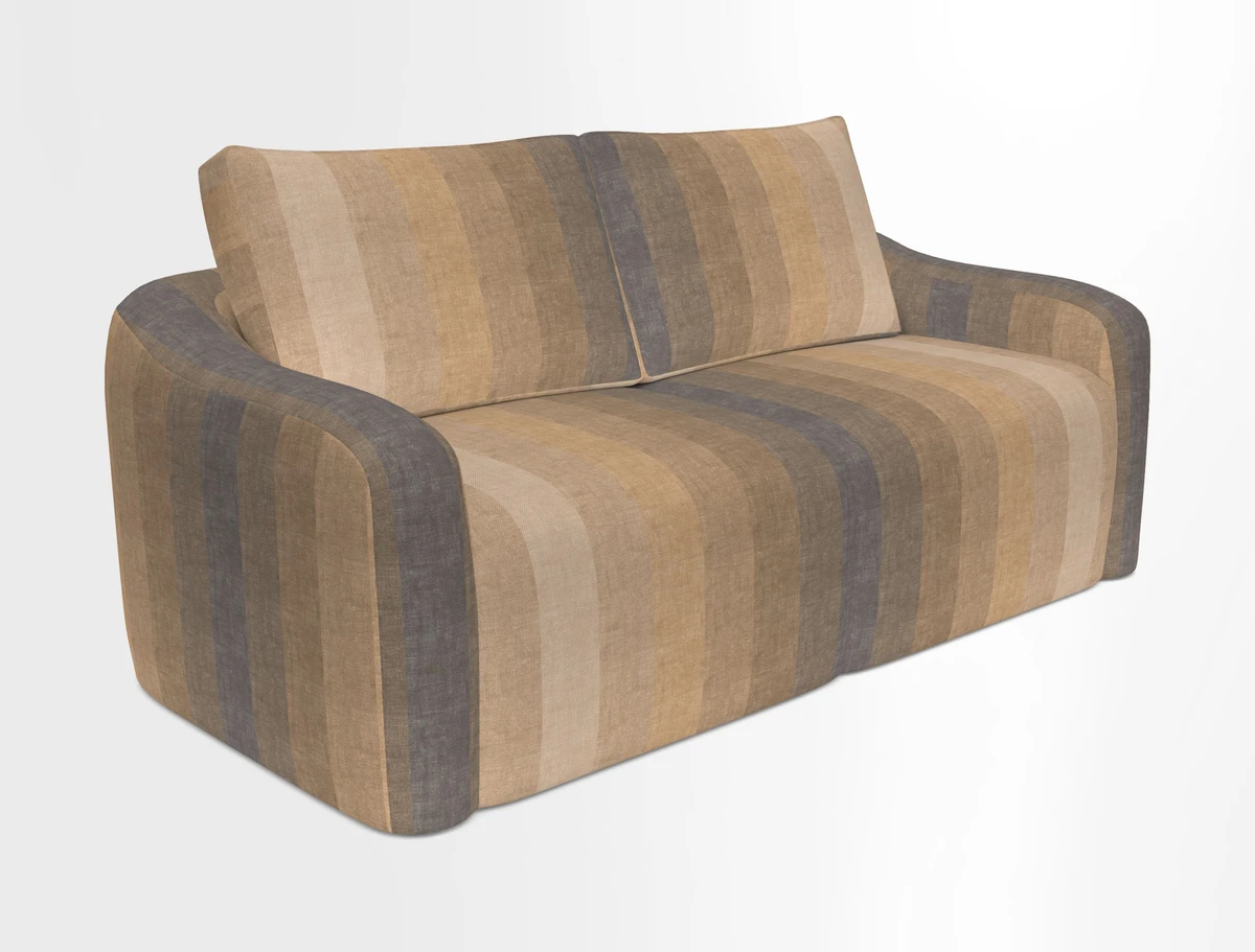 Muse 3 seater sofa in Harpers Bazaar Stripe Carnival
