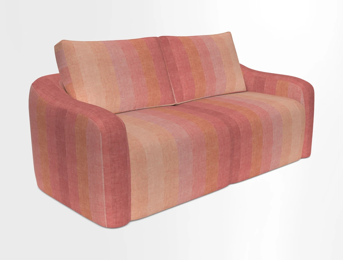 Muse 3 seater sofa in Harpers Bazaar Stripe Carnival