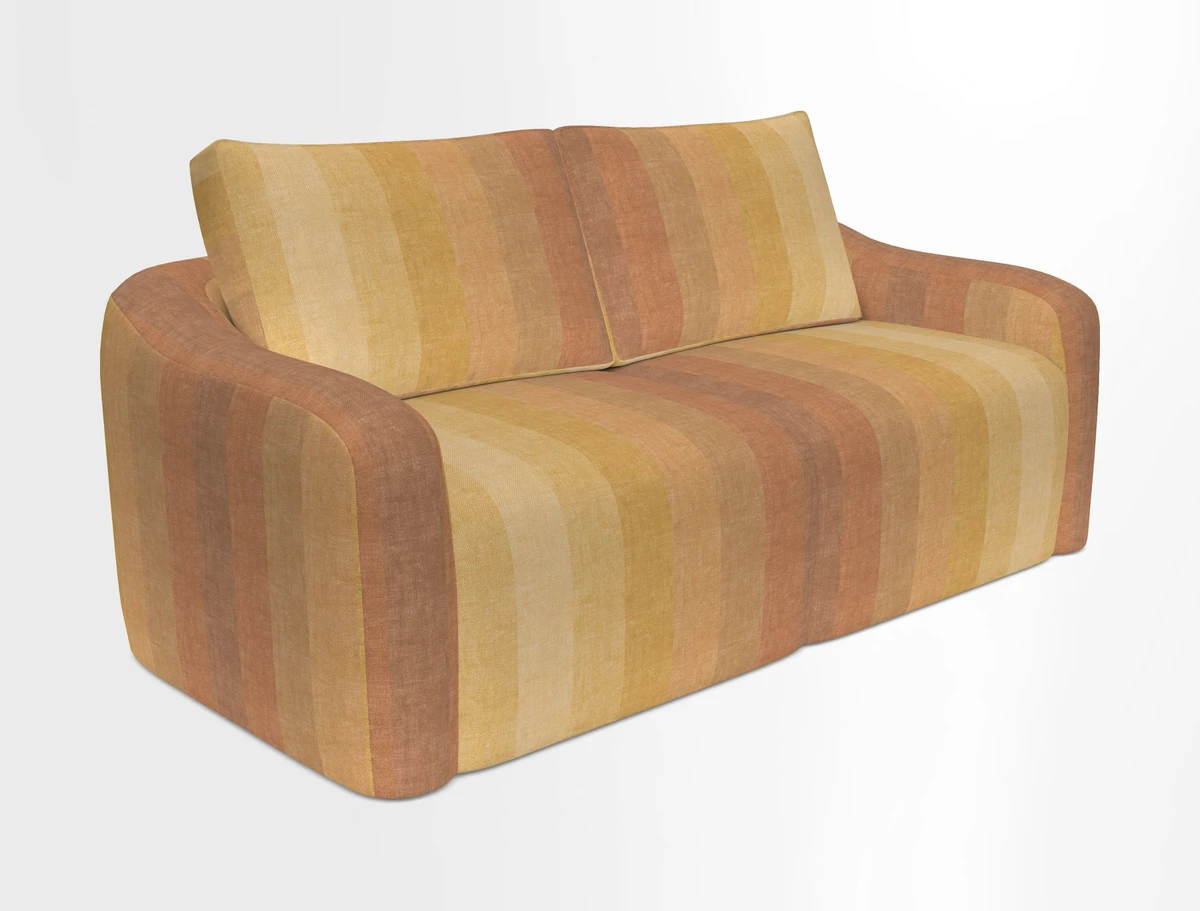 Muse 3 seater sofa in Harpers Bazaar Stripe Carnival