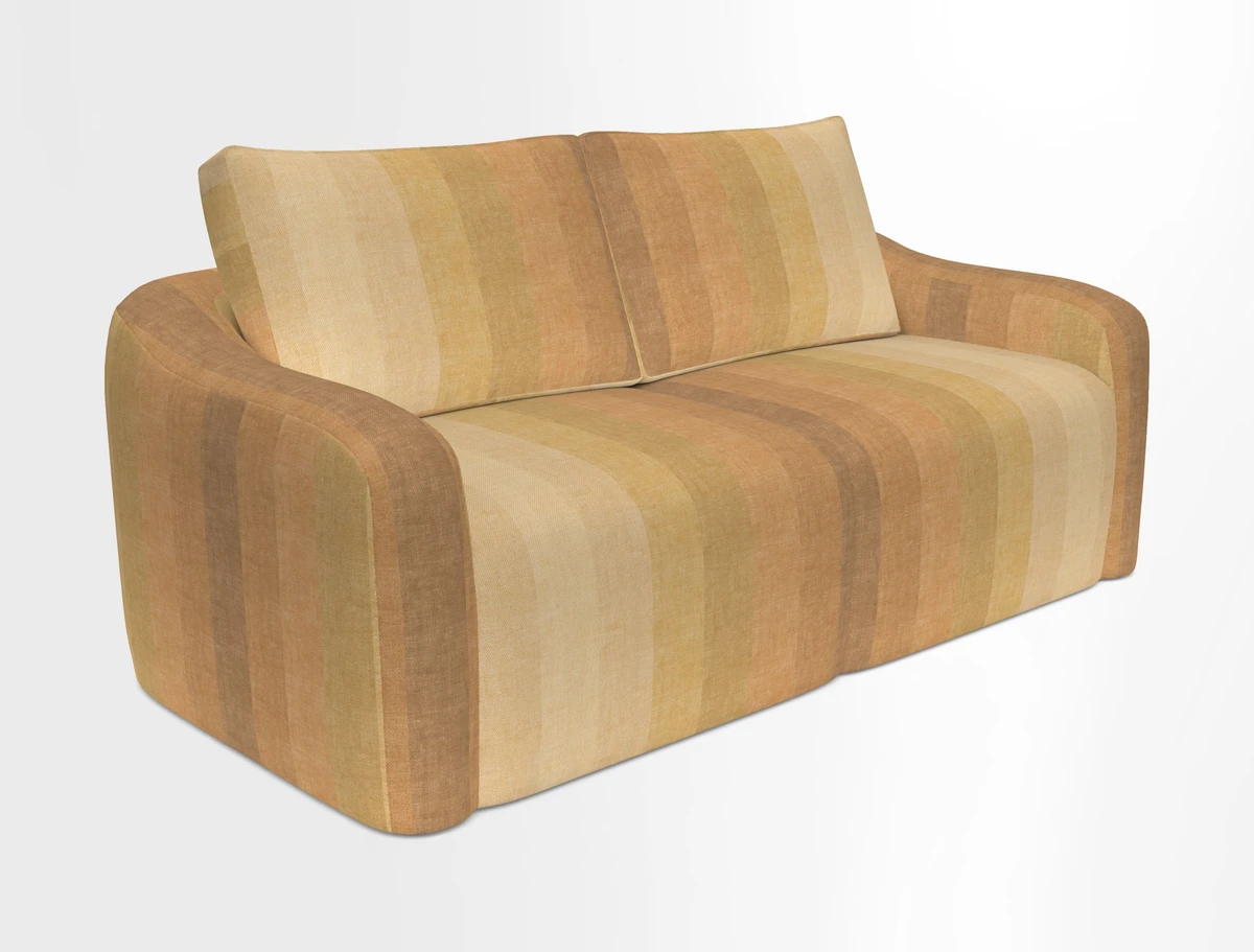 Muse 3 seater sofa in Harpers Bazaar Stripe Carnival
