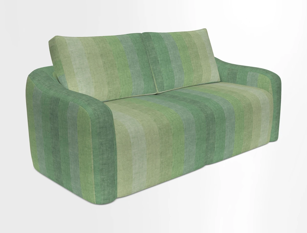 Muse 3 seater sofa in Harpers Bazaar Stripe Carnival