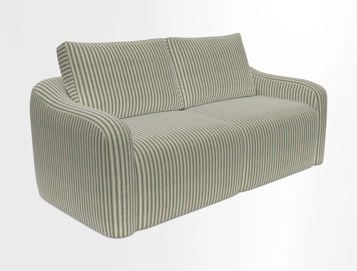 Muse 3 seater sofa in Harpers Bazaar Stripe Carnival