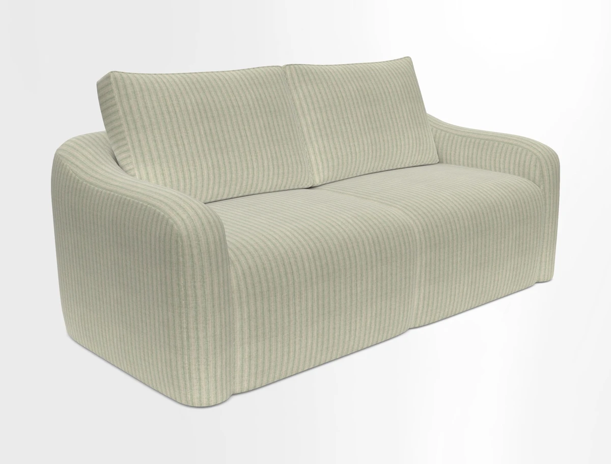 Muse 3 seater sofa in Harpers Bazaar Stripe Carnival