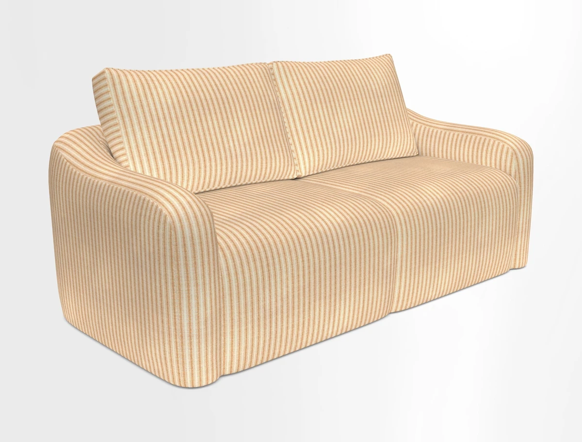 Muse 3 seater sofa in Harpers Bazaar Stripe Carnival