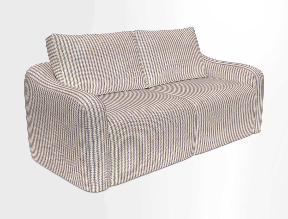 Muse 3 seater sofa in Harpers Bazaar Stripe Carnival
