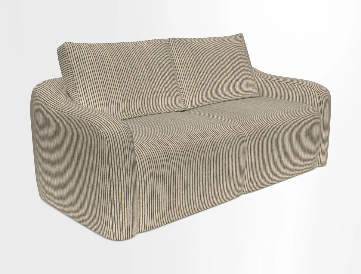 Muse 3 seater sofa in Harpers Bazaar Stripe Carnival