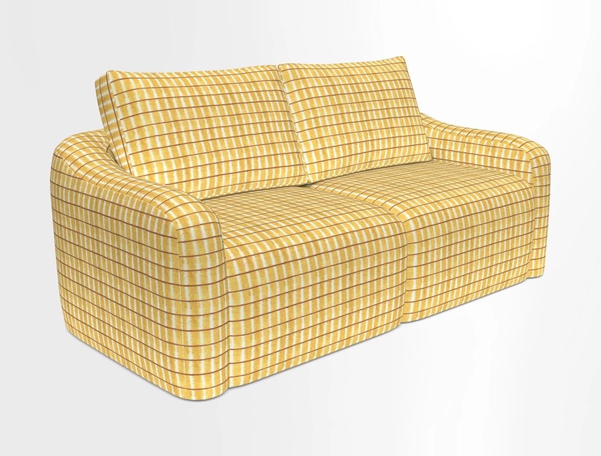Muse 3 seater sofa in Harpers Bazaar Stripe Carnival