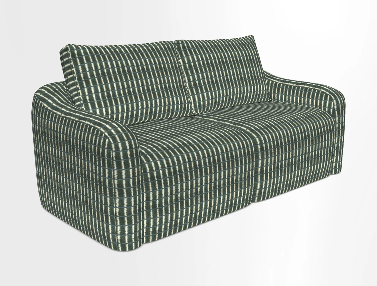 Muse 3 seater sofa in Harpers Bazaar Stripe Carnival
