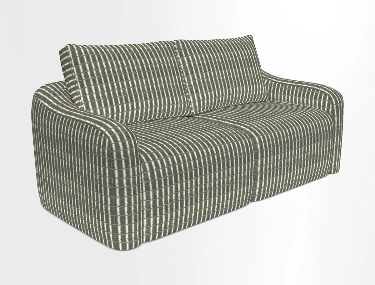 Muse 3 seater sofa in Harpers Bazaar Stripe Carnival