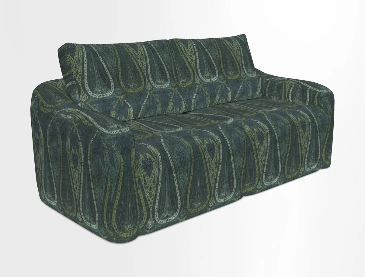 Muse 3 seater sofa in Harpers Bazaar Stripe Carnival
