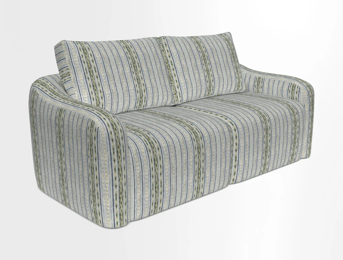 Muse 3 seater sofa in Harpers Bazaar Stripe Carnival