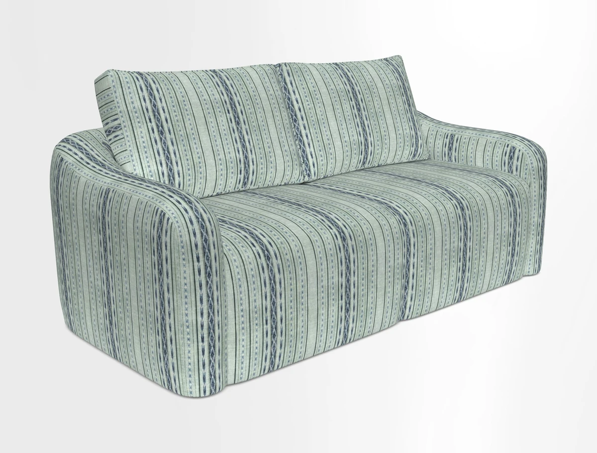 Muse 3 seater sofa in Harpers Bazaar Stripe Carnival