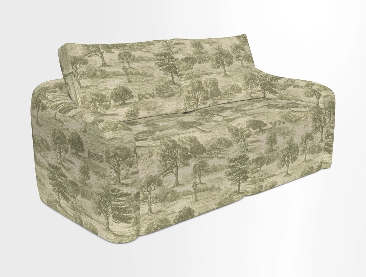 Muse 3 seater sofa in Harpers Bazaar Stripe Carnival