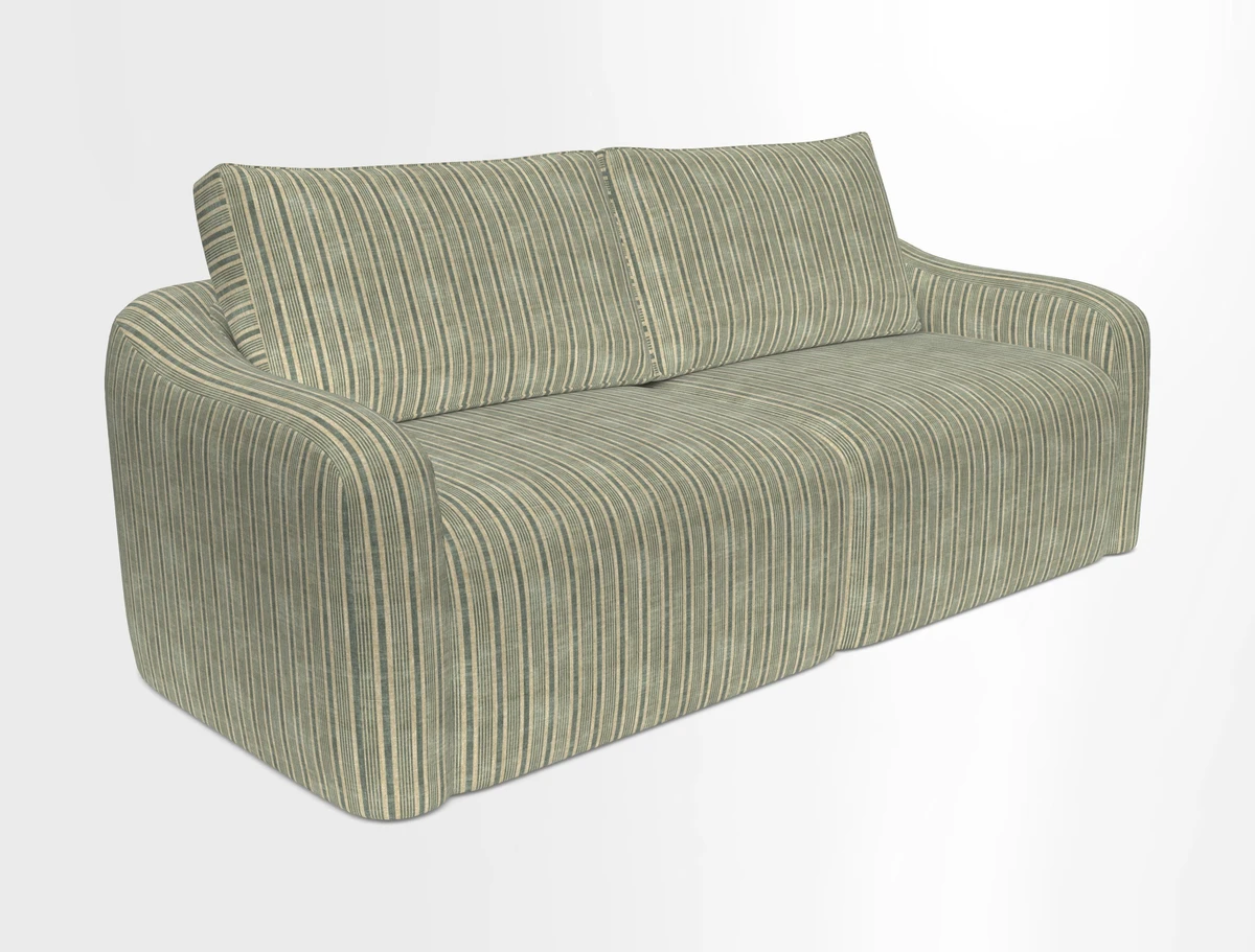 Muse 3 seater sofa in Harpers Bazaar Stripe Carnival