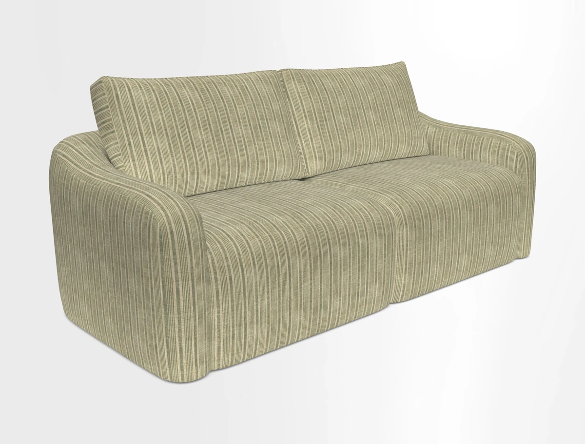 Muse 3 seater sofa in Harpers Bazaar Stripe Carnival