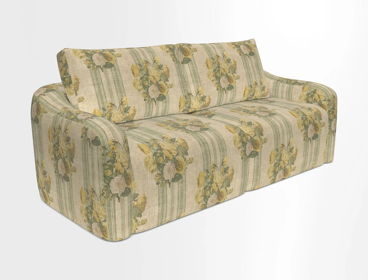 Muse 3 seater sofa in Harpers Bazaar Stripe Carnival
