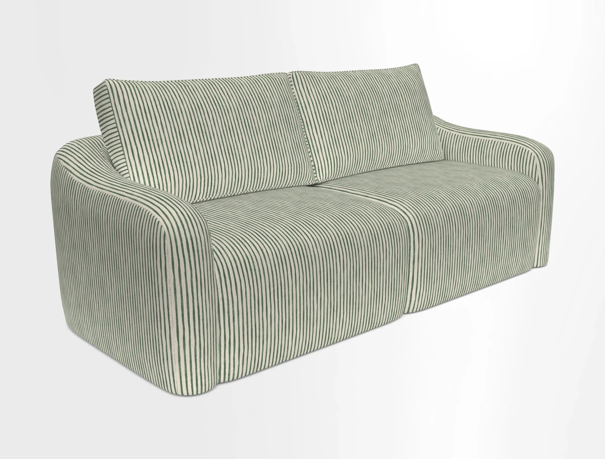 Muse 3 seater sofa in Harpers Bazaar Stripe Carnival