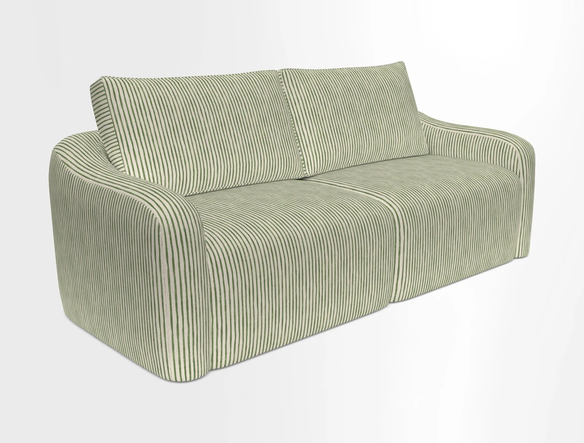 Muse 3 seater sofa in Harpers Bazaar Stripe Carnival