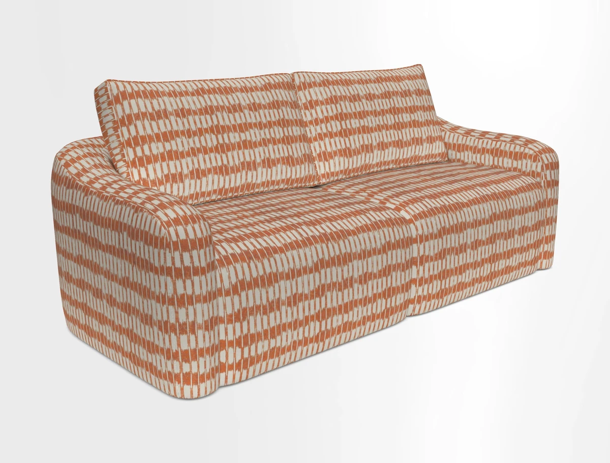 Muse 3 seater sofa in Harpers Bazaar Stripe Carnival