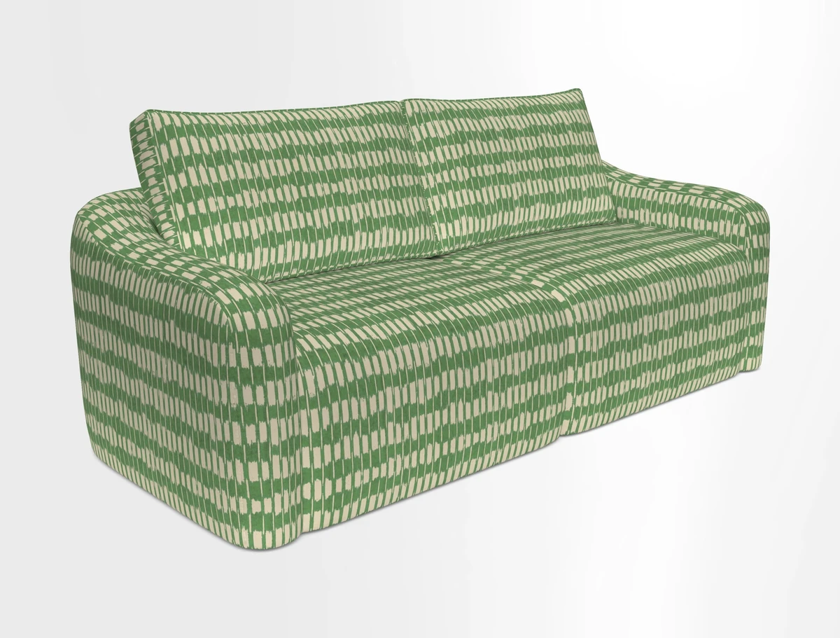 Muse 3 seater sofa in Harpers Bazaar Stripe Carnival