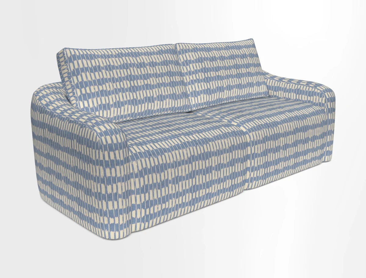 Muse 3 seater sofa in Harpers Bazaar Stripe Carnival