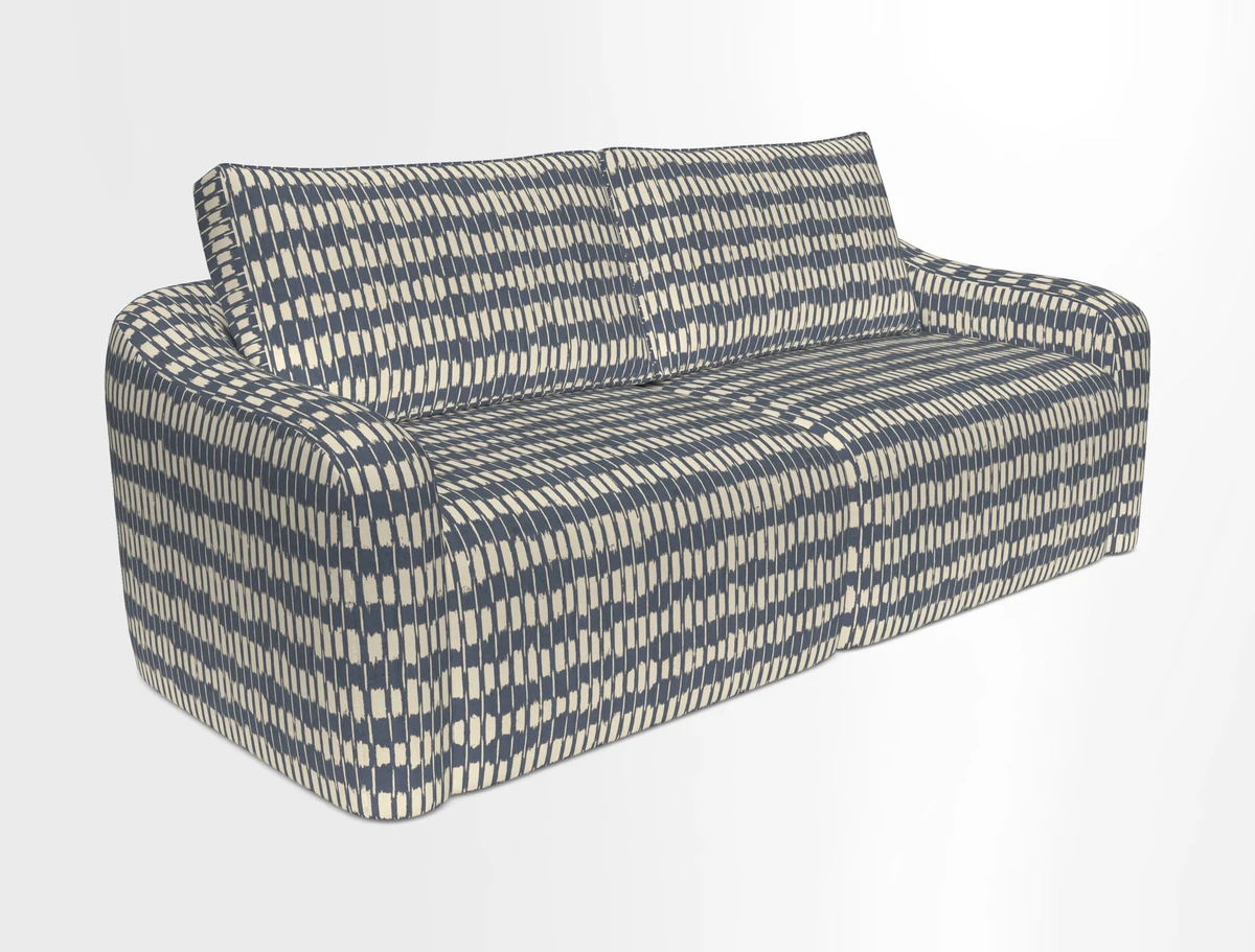 Muse 3 seater sofa in Harpers Bazaar Stripe Carnival