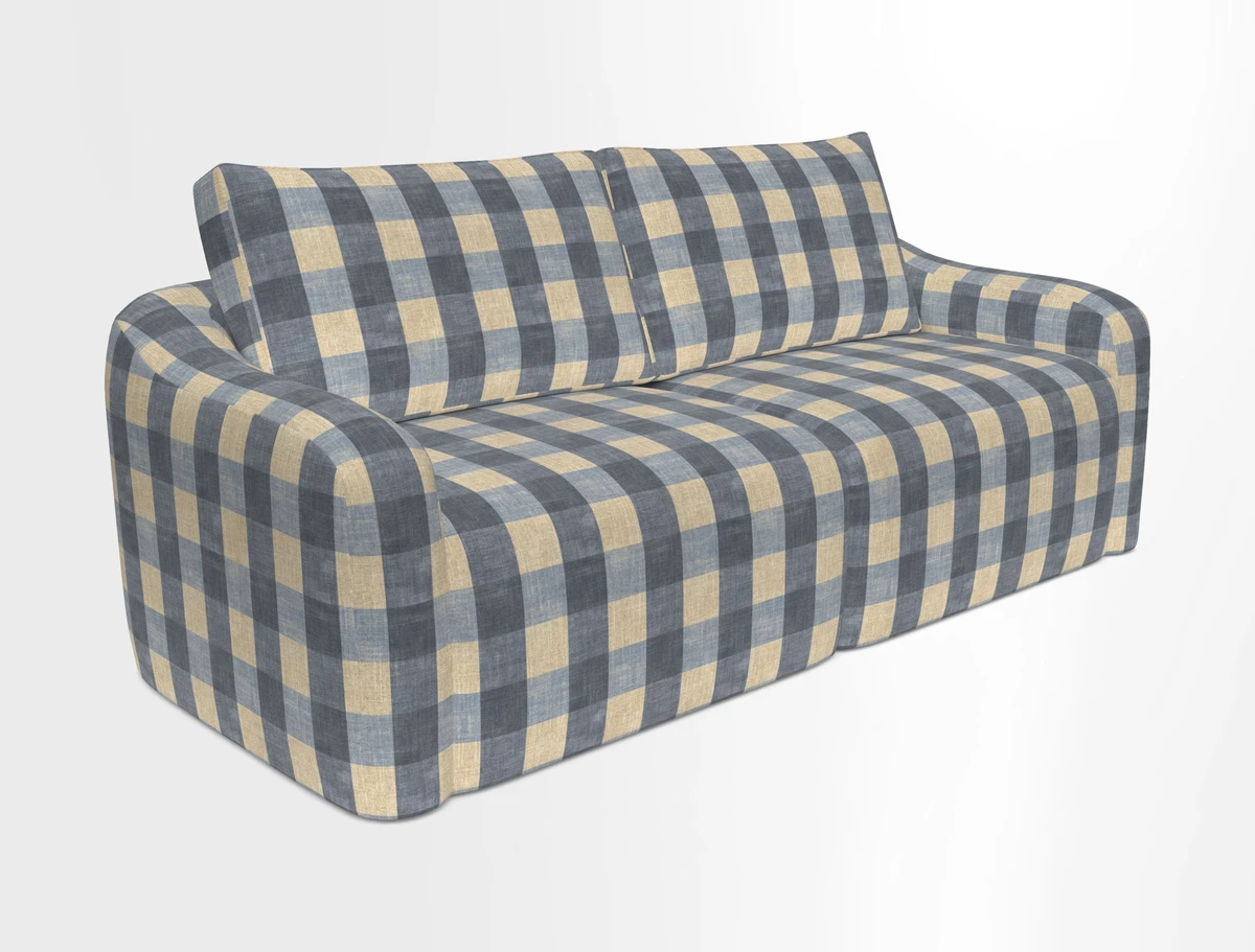 Muse 3 seater sofa in Harpers Bazaar Stripe Carnival