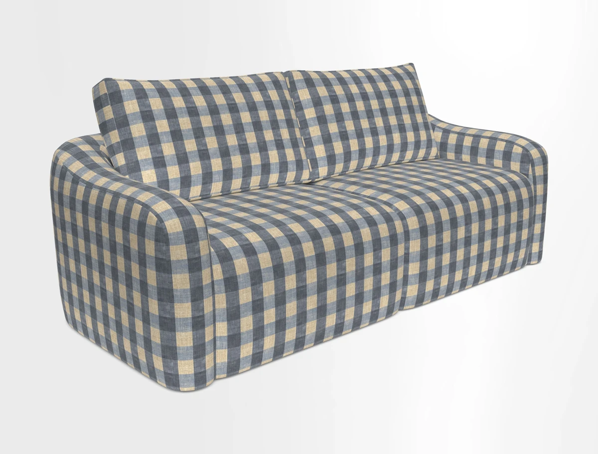 Muse 3 seater sofa in Harpers Bazaar Stripe Carnival