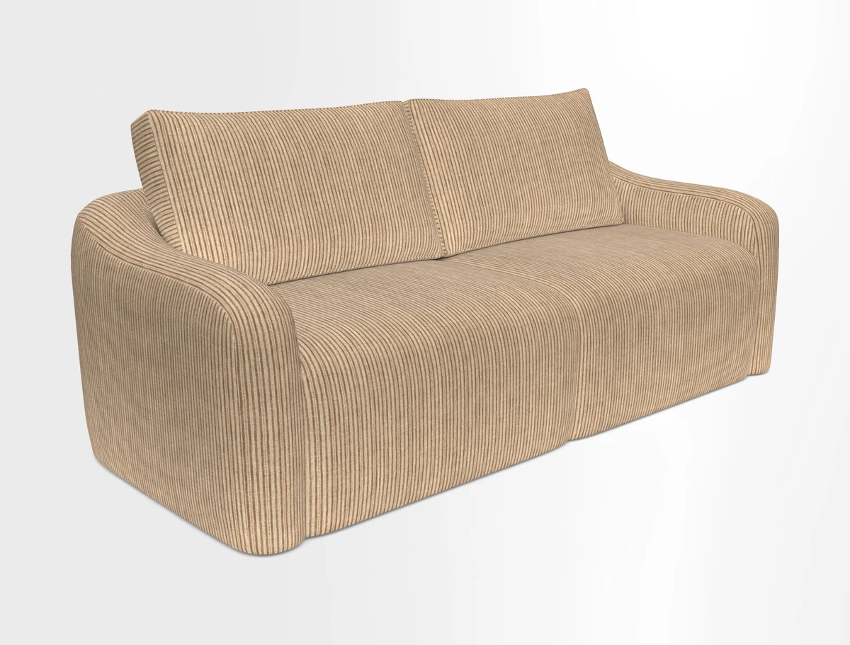 Muse 3 seater sofa in Harpers Bazaar Stripe Carnival