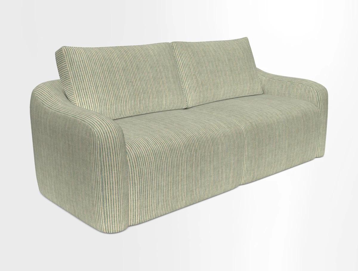 Muse 3 seater sofa in Harpers Bazaar Stripe Carnival