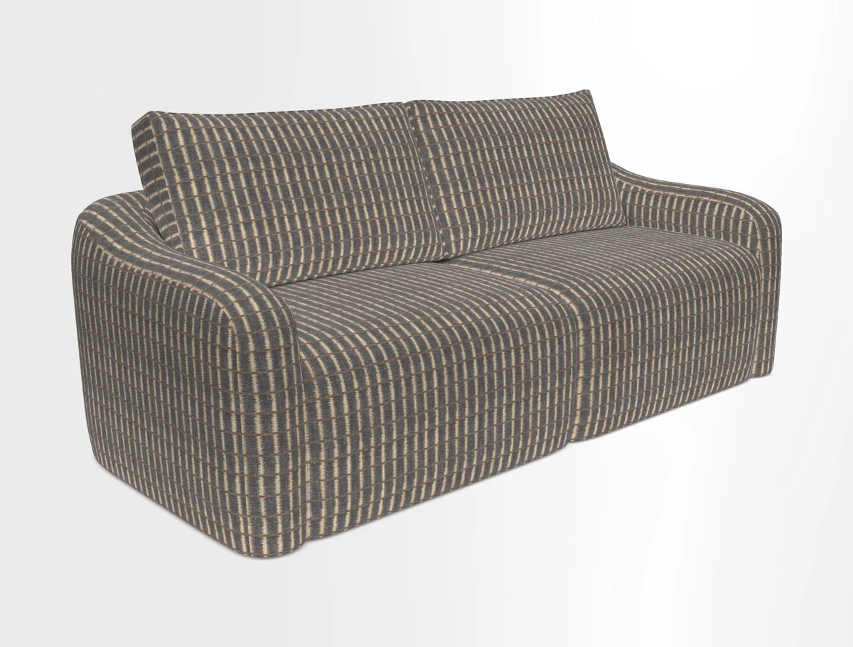 Muse 3 seater sofa in Harpers Bazaar Stripe Carnival