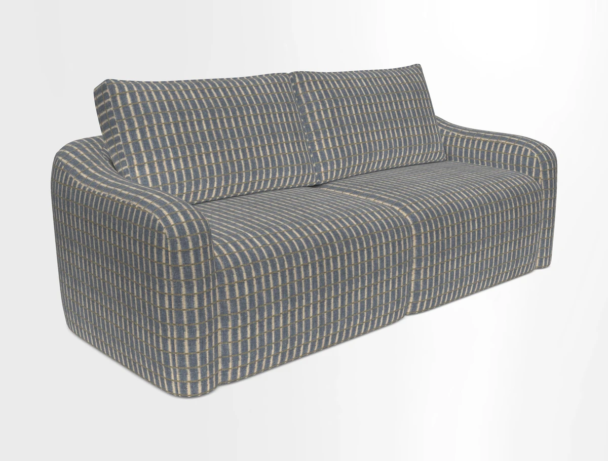 Muse 3 seater sofa in Harpers Bazaar Stripe Carnival