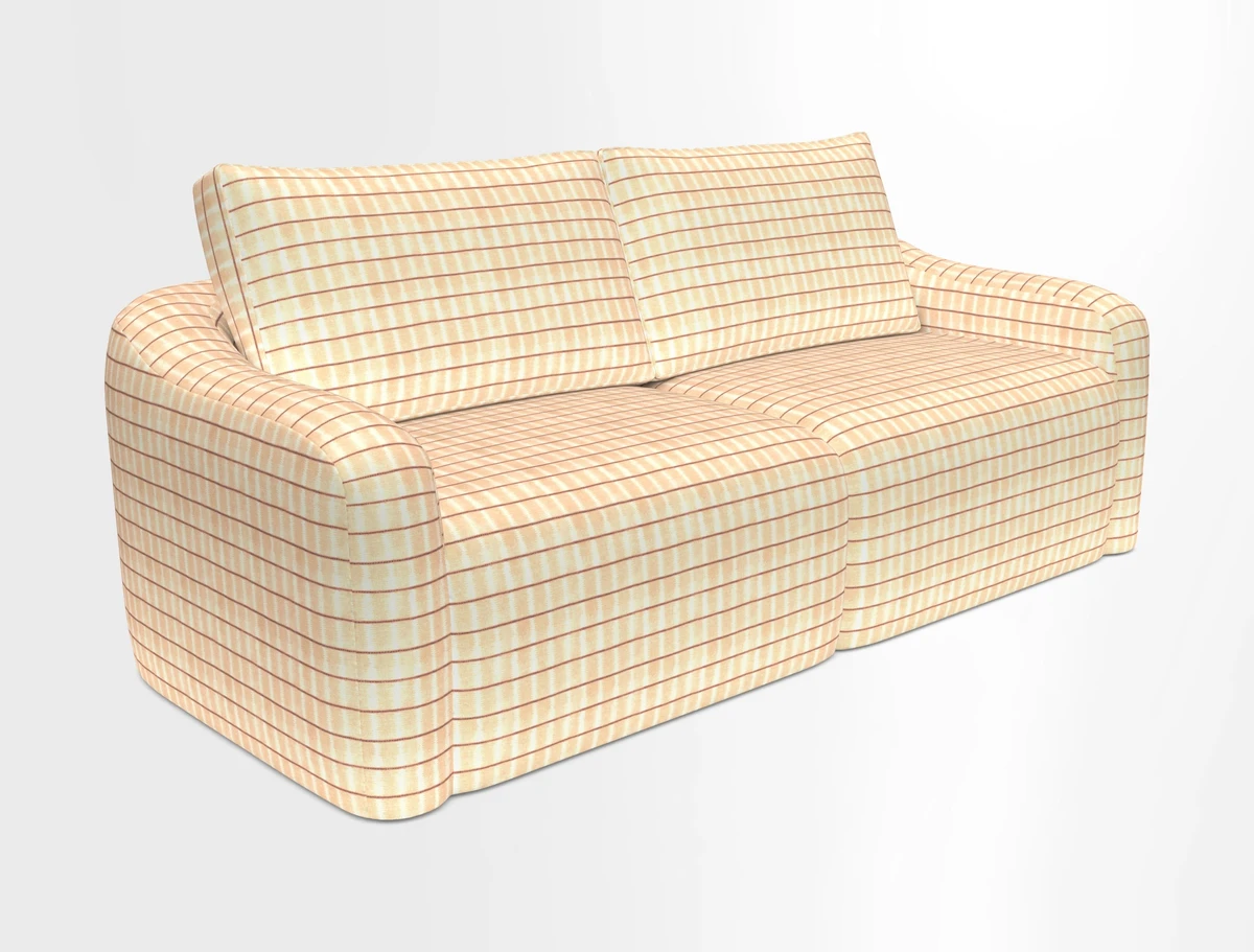 Muse 3 seater sofa in Harpers Bazaar Stripe Carnival