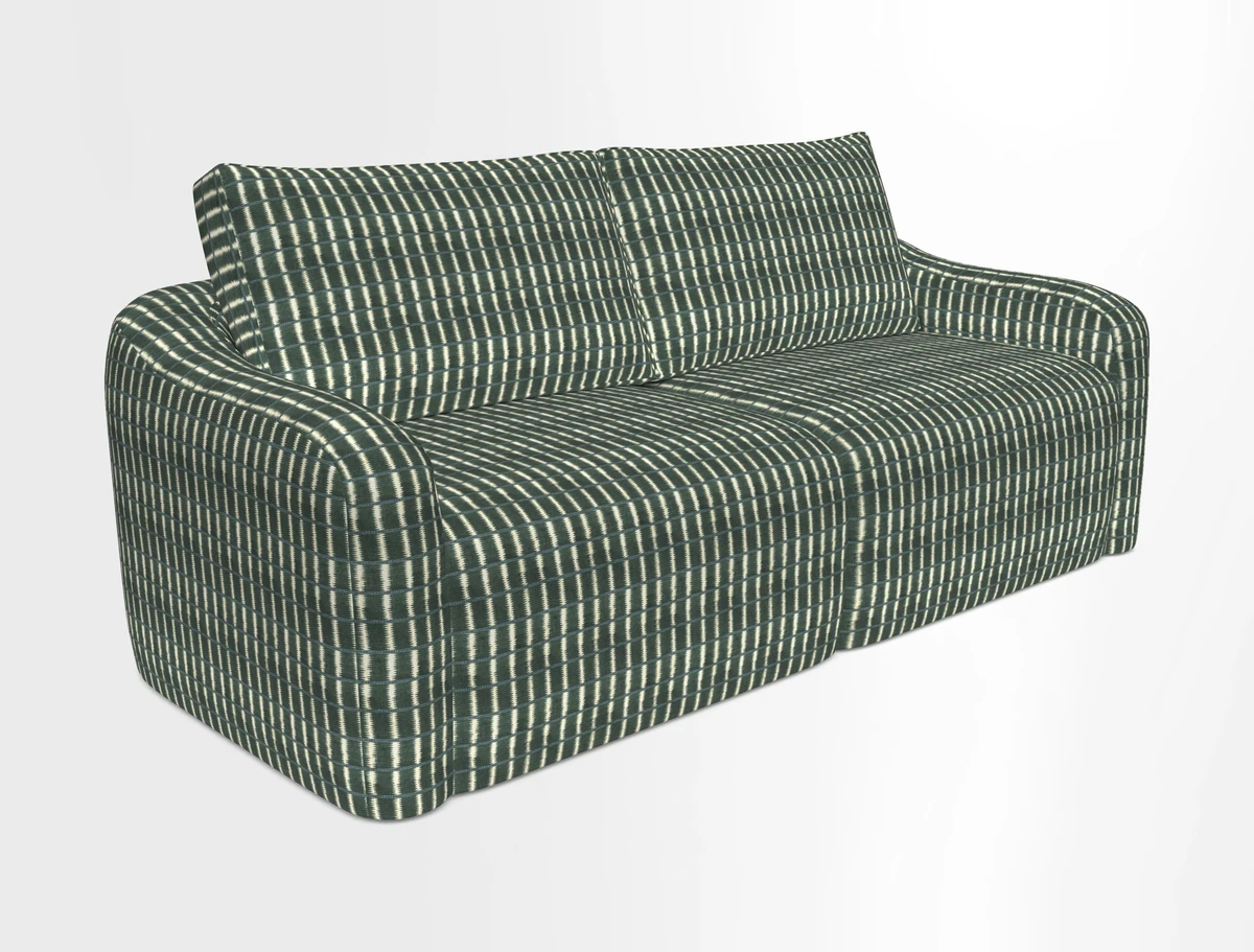 Muse 3 seater sofa in Harpers Bazaar Stripe Carnival