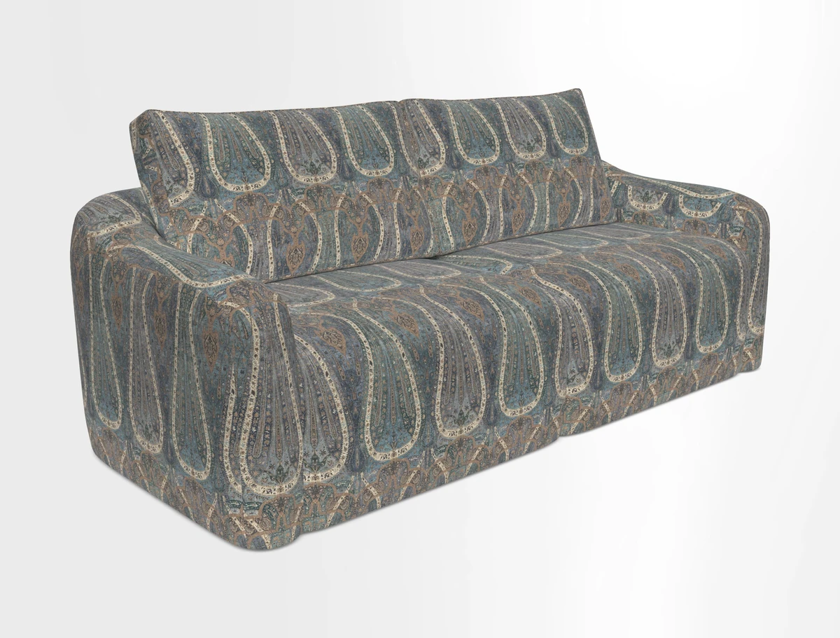 Muse 3 seater sofa in Harpers Bazaar Stripe Carnival