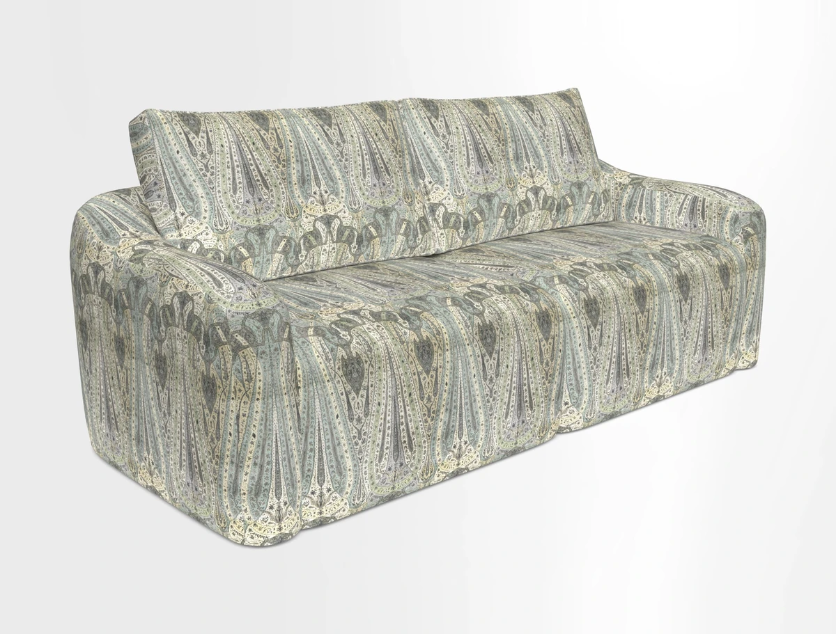Muse 3 seater sofa in Harpers Bazaar Stripe Carnival