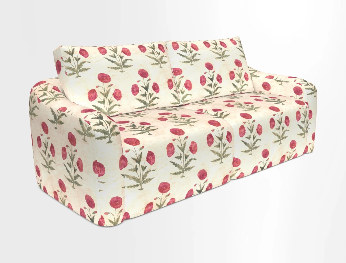 Muse 3 seater sofa in Harpers Bazaar Stripe Carnival