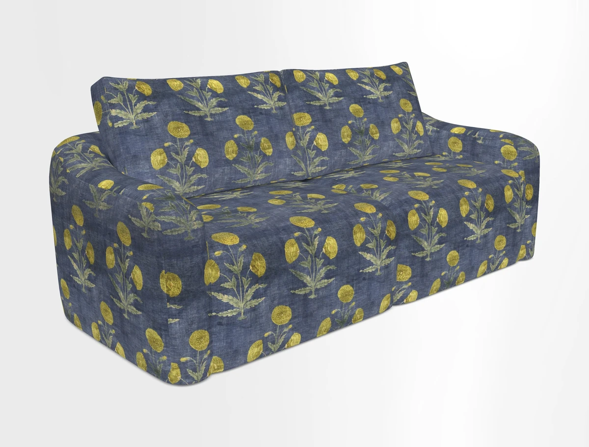 Muse 3 seater sofa in Harpers Bazaar Stripe Carnival
