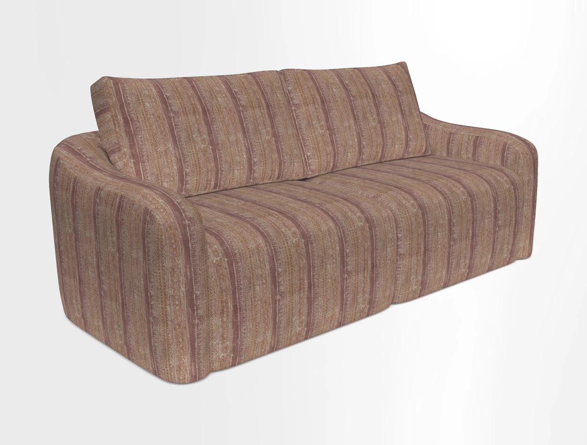 Muse 3 seater sofa in Harpers Bazaar Stripe Carnival
