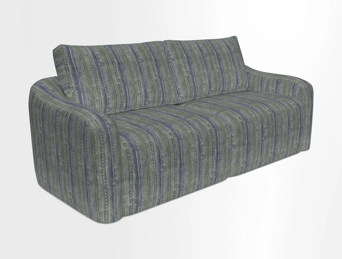 Muse 3 seater sofa in Harpers Bazaar Stripe Carnival
