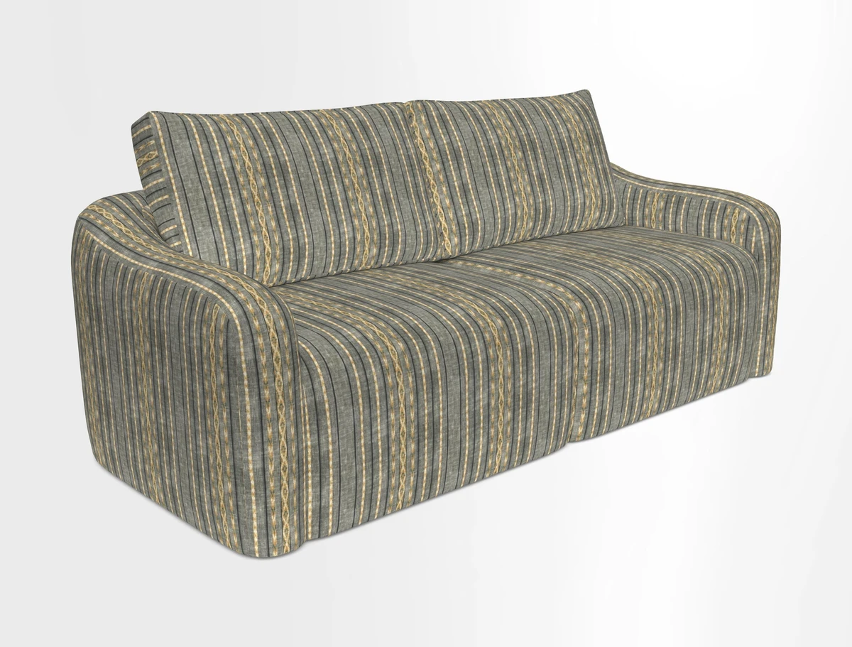 Muse 3 seater sofa in Harpers Bazaar Stripe Carnival