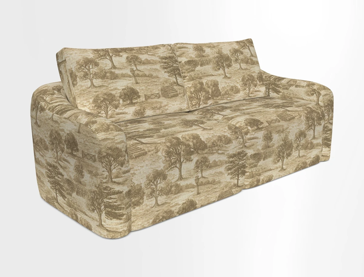 Muse 3 seater sofa in Harpers Bazaar Stripe Carnival
