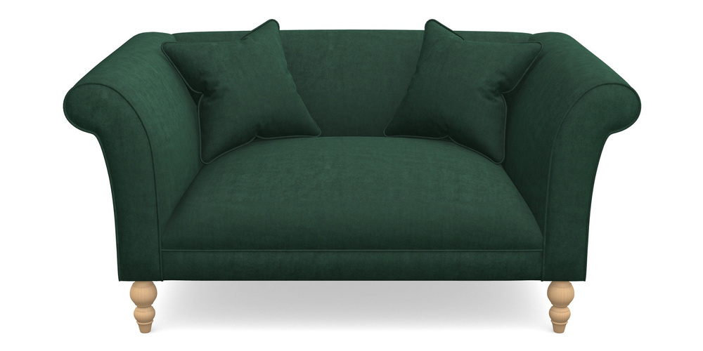 Product photograph of Orford Bespoke 2 Seater Sofas In Clever Tough And Eco Velvet - Pine from Sofas and Stuff Limited