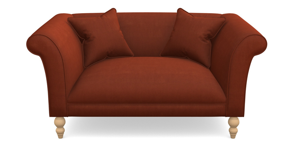 Product photograph of Orford Bespoke 2 Seater Sofas In Clever Tough And Eco Velvet - Tawny from Sofas and Stuff Limited