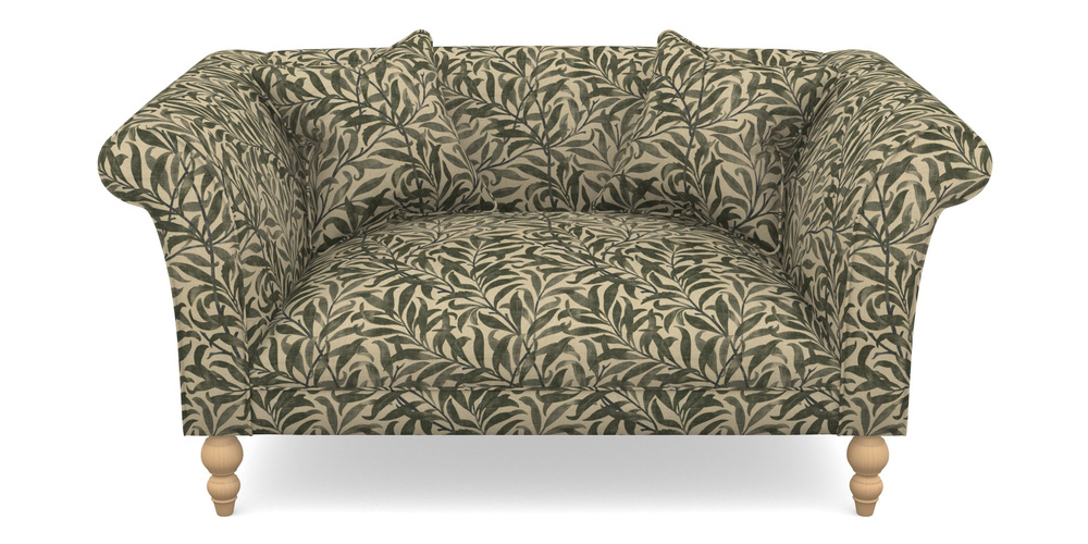 Product photograph of Orford Bespoke 2 Seater Sofas In V A Drawn From Nature - Willow Bough Large - Dark Green from Sofas and Stuff Limited