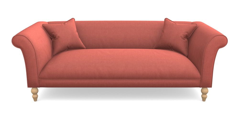 Product photograph of Orford Bespoke 3 Seater Sofas In Clever Tough And Eco Velvet - Damson from Sofas and Stuff Limited