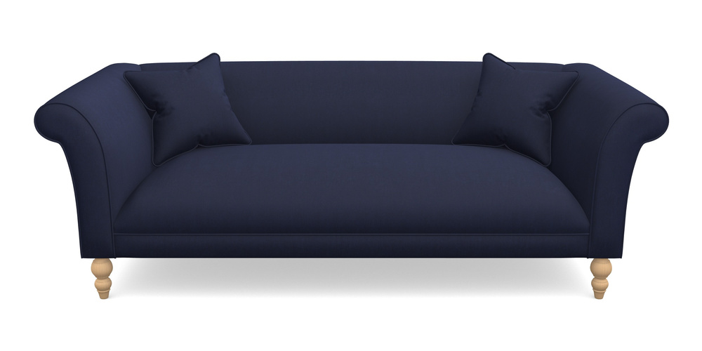 Product photograph of Orford Bespoke 3 Seater Sofas In Clever Tough And Eco Velvet - Indigo from Sofas and Stuff Limited